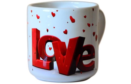 Hrnček: Love text A